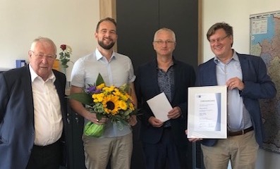 Hans Jaeger, Steven Stenzel, Thomas Weinrich, Johann Jaeger (v.l.)