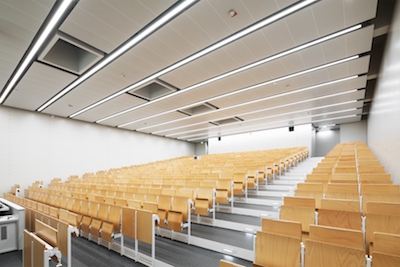 Neuer Hörsaal im Neubau GD